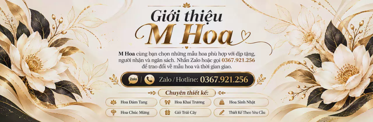 Ảnh bìa Shop hoa tươi Xã Bình Mỹ Hồ Chí Minh - Để lời nhắn thêm dịu dàng